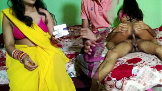 Dehati Aunty Cowgirl Style Riding Nephew Dick And Boobs Sucking Video