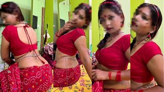 Hot Bhabhi sex video of a Big boob lady with her skinny lover