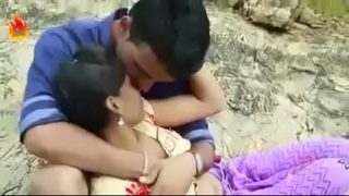 Hot desi couple boob pressing Video