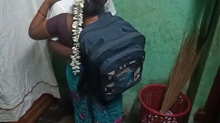 Indian Dehati Bhabi With Her Lover Standing Style Fucking Pussy Video
