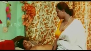 Shakeela and young boy having hot romance at home Video